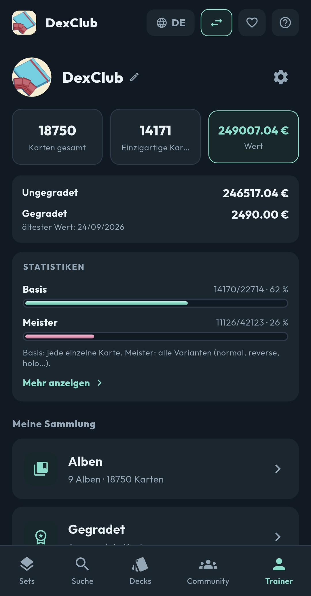 Was deine Karten wert sind