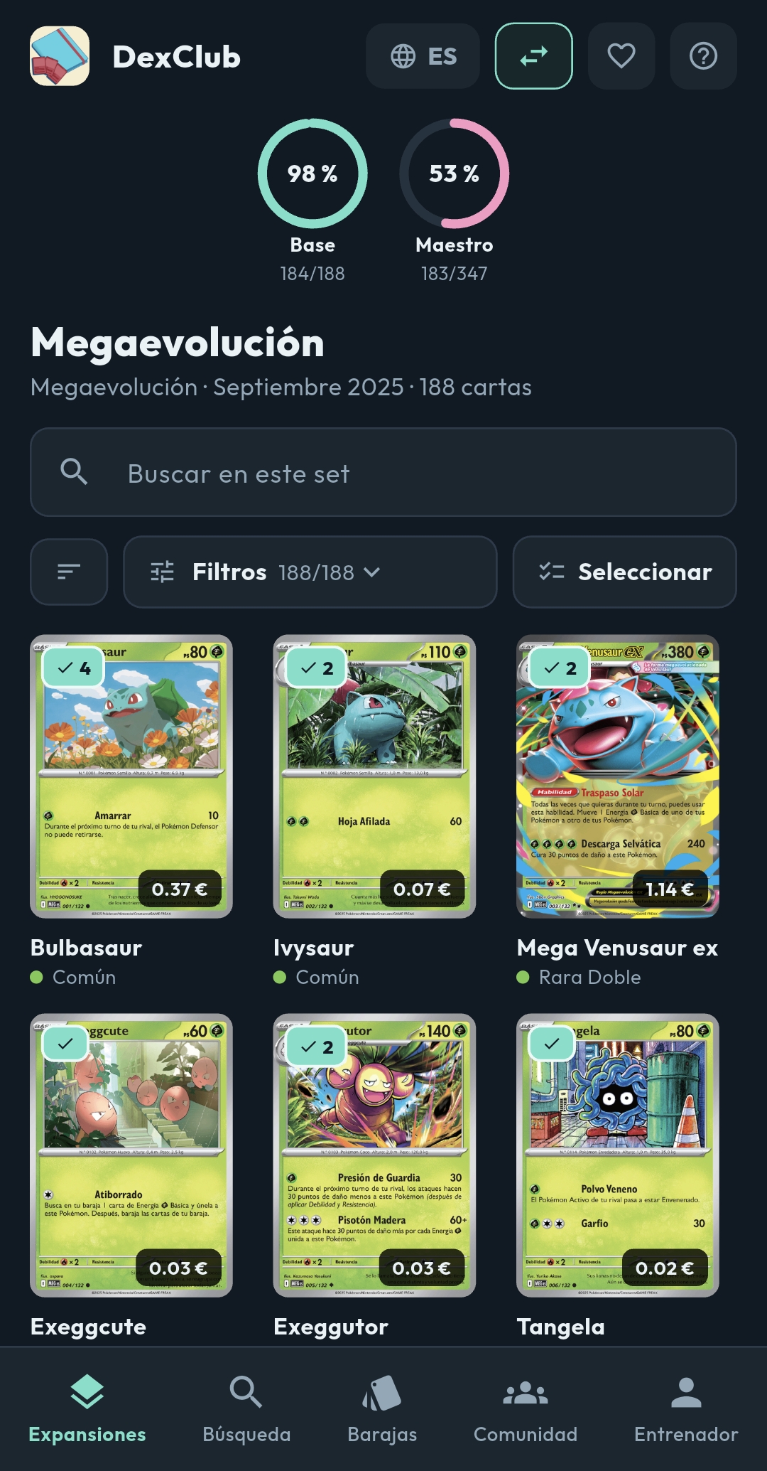 Cada set, con tu progreso