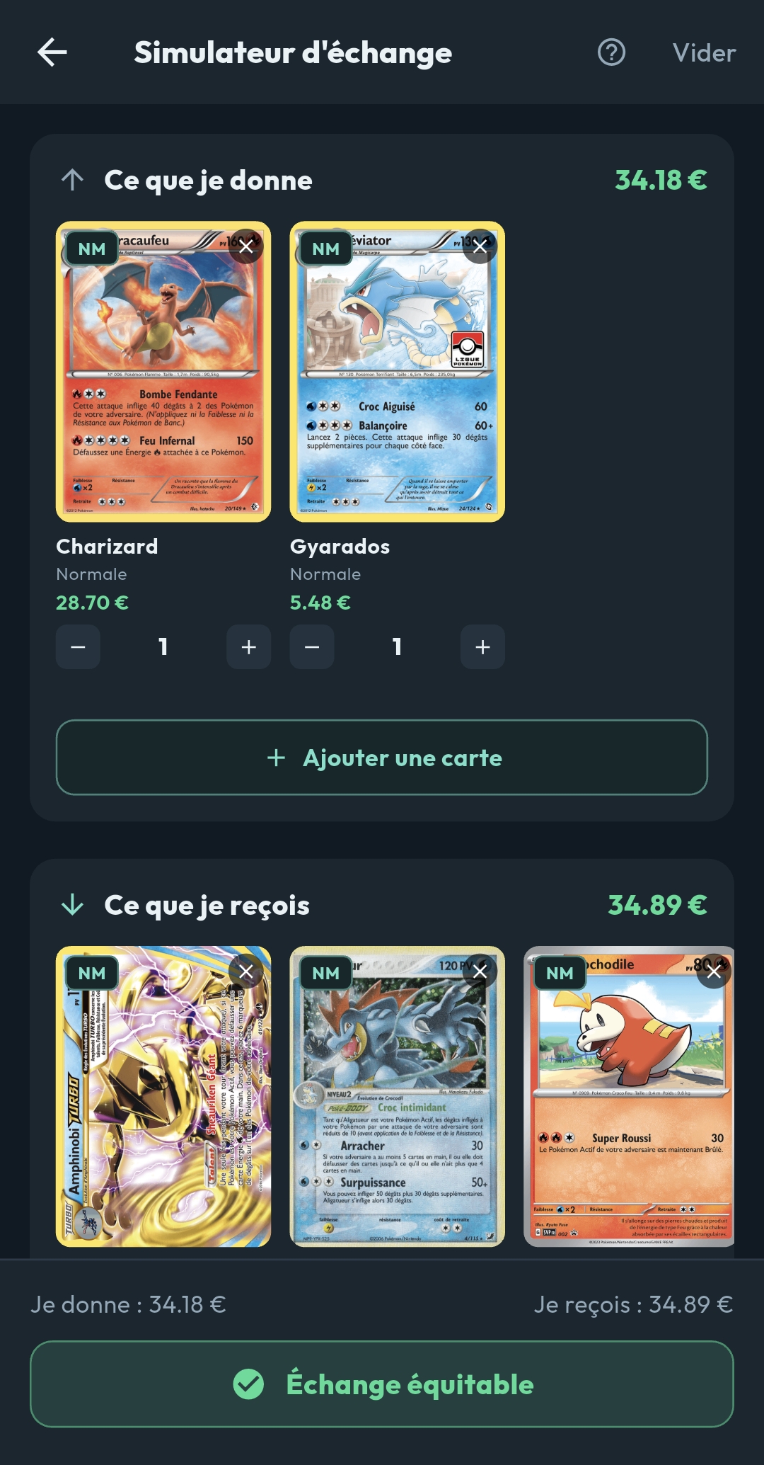 Cet échange vaut-il le coup ?